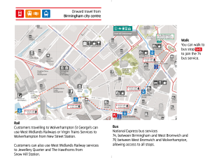 Birmingham City Centre Stops