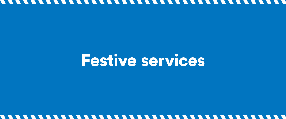 Festive Services title