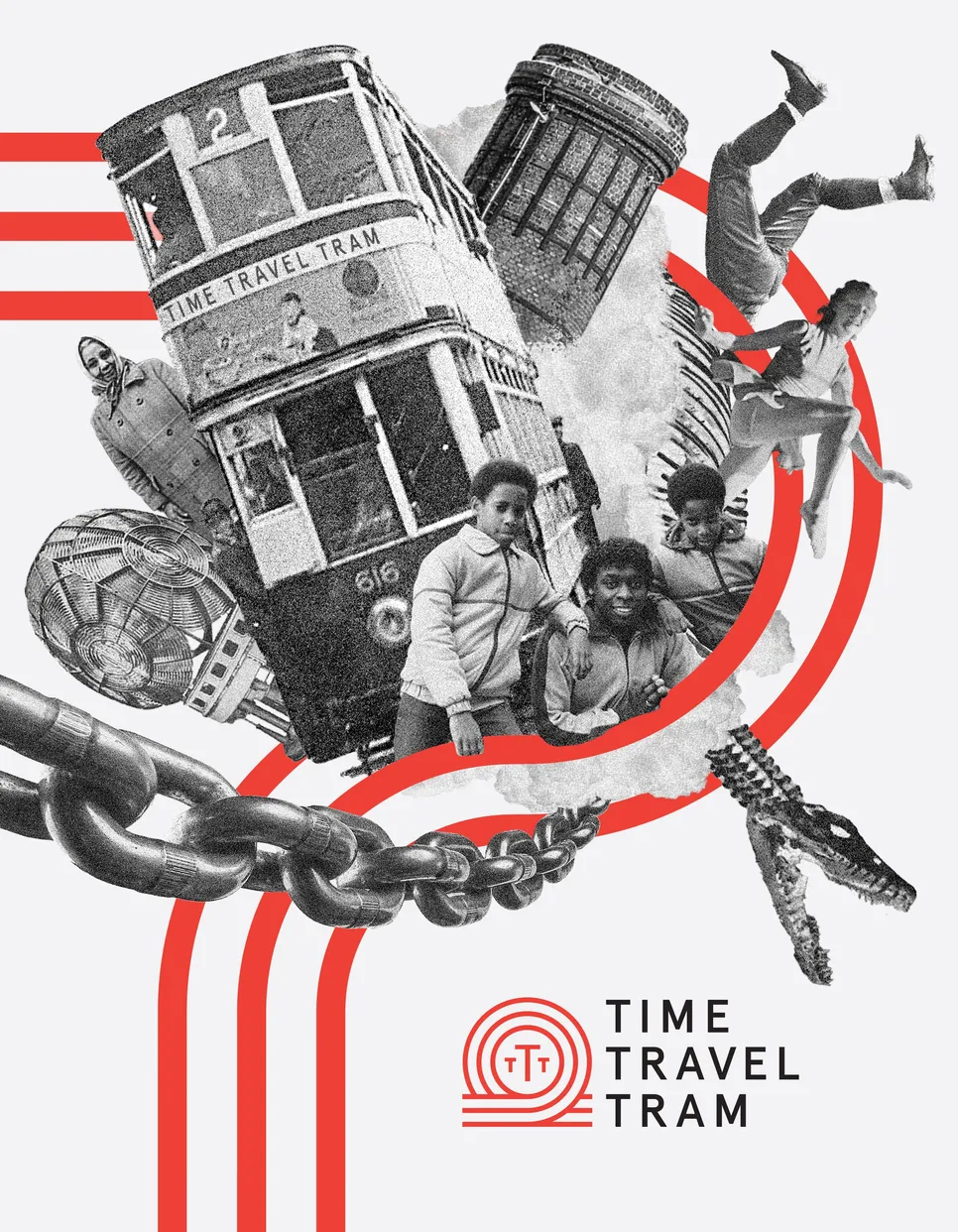 Time travel tram visual