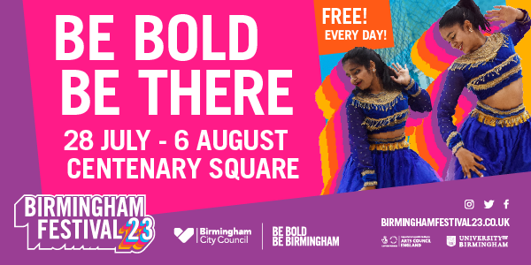 Birmingham festival 2023 banner