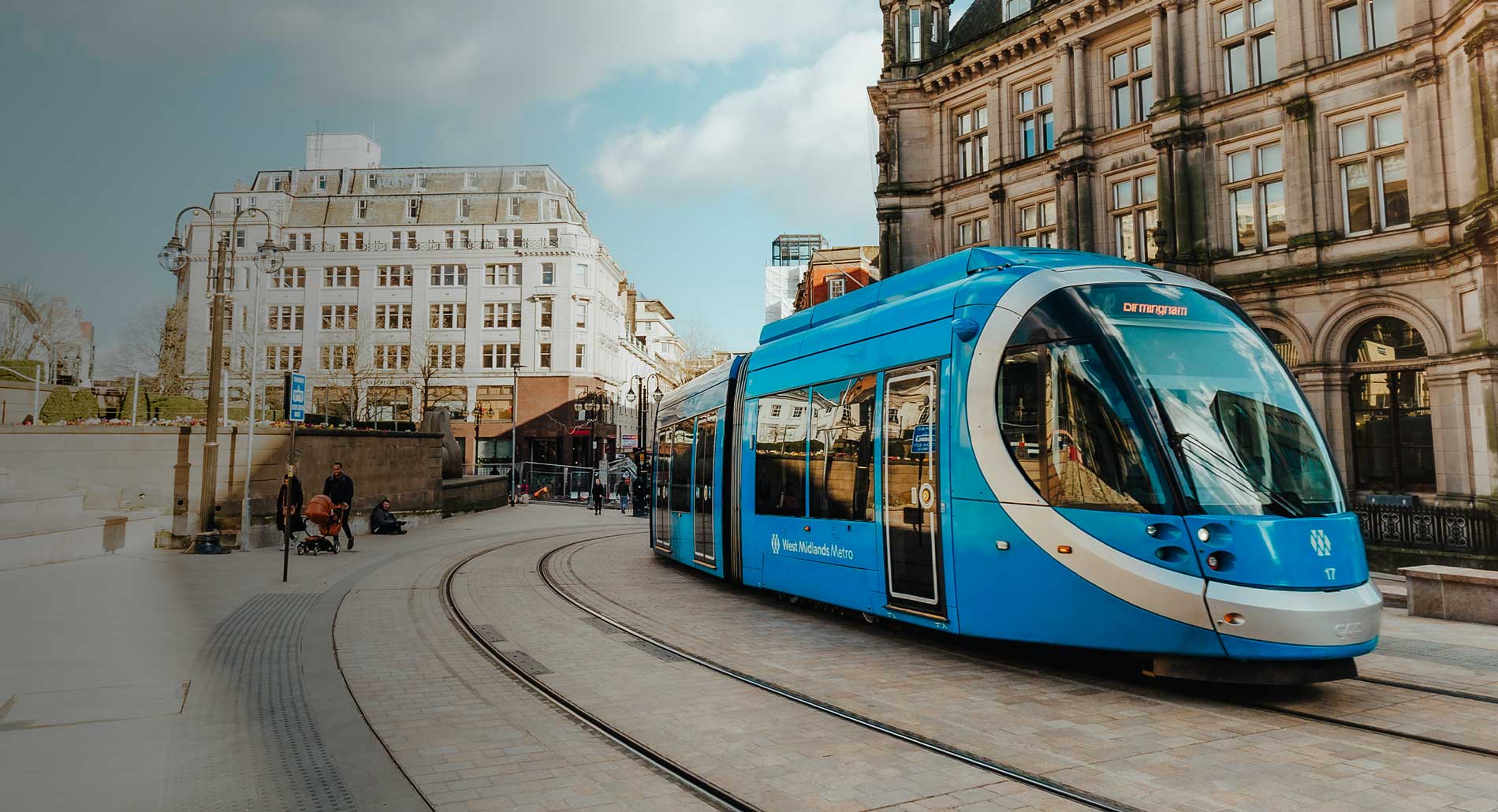 Metro near Town Hall, Birmingham