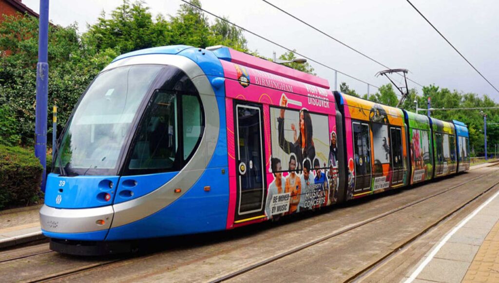 Full Tram Wrap - West Midlands Metro