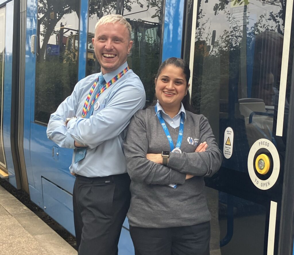 Metro Drivers attending the Tram Driver Championships