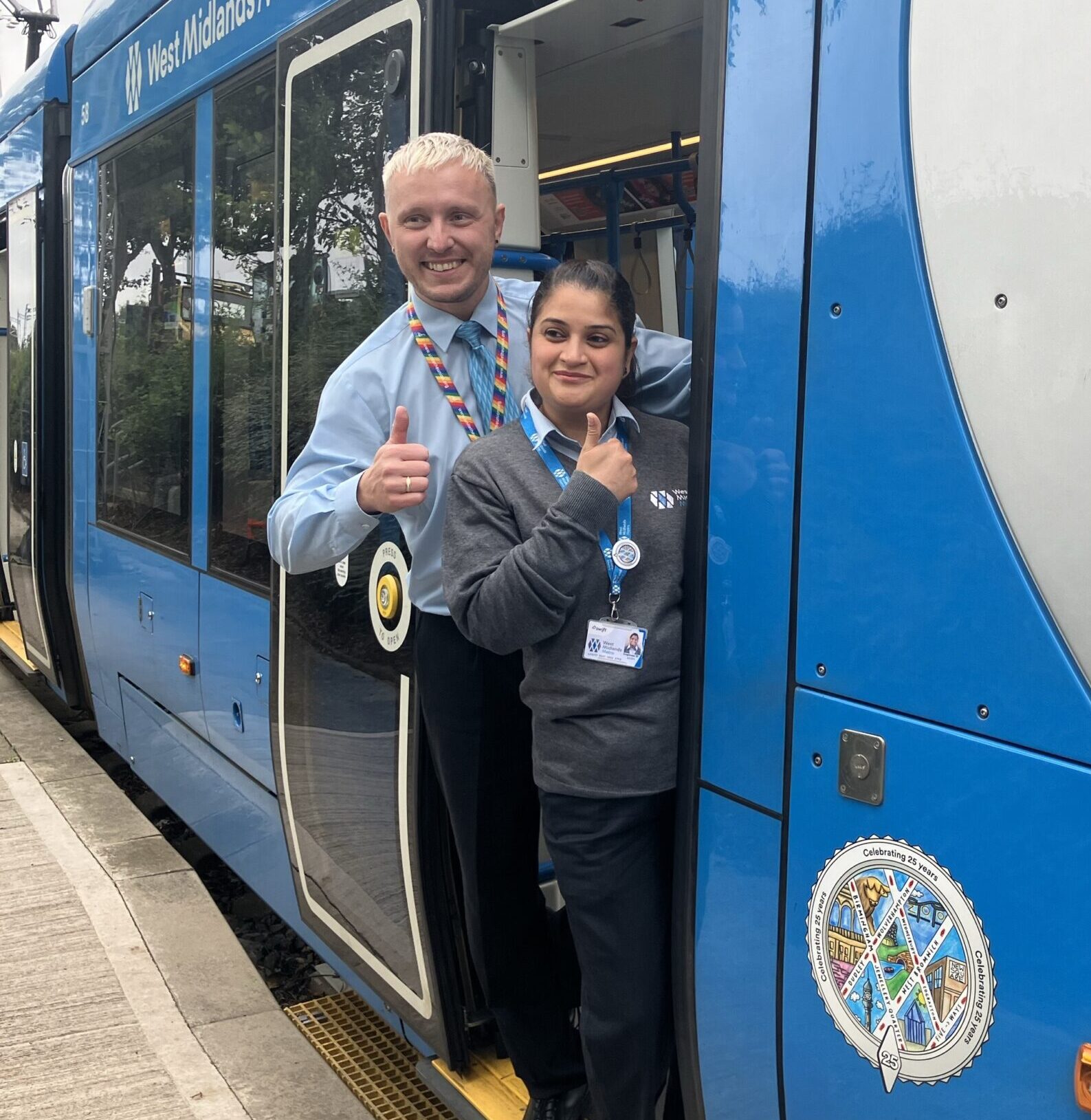 Metro Drivers attending the Tram Driver Championships