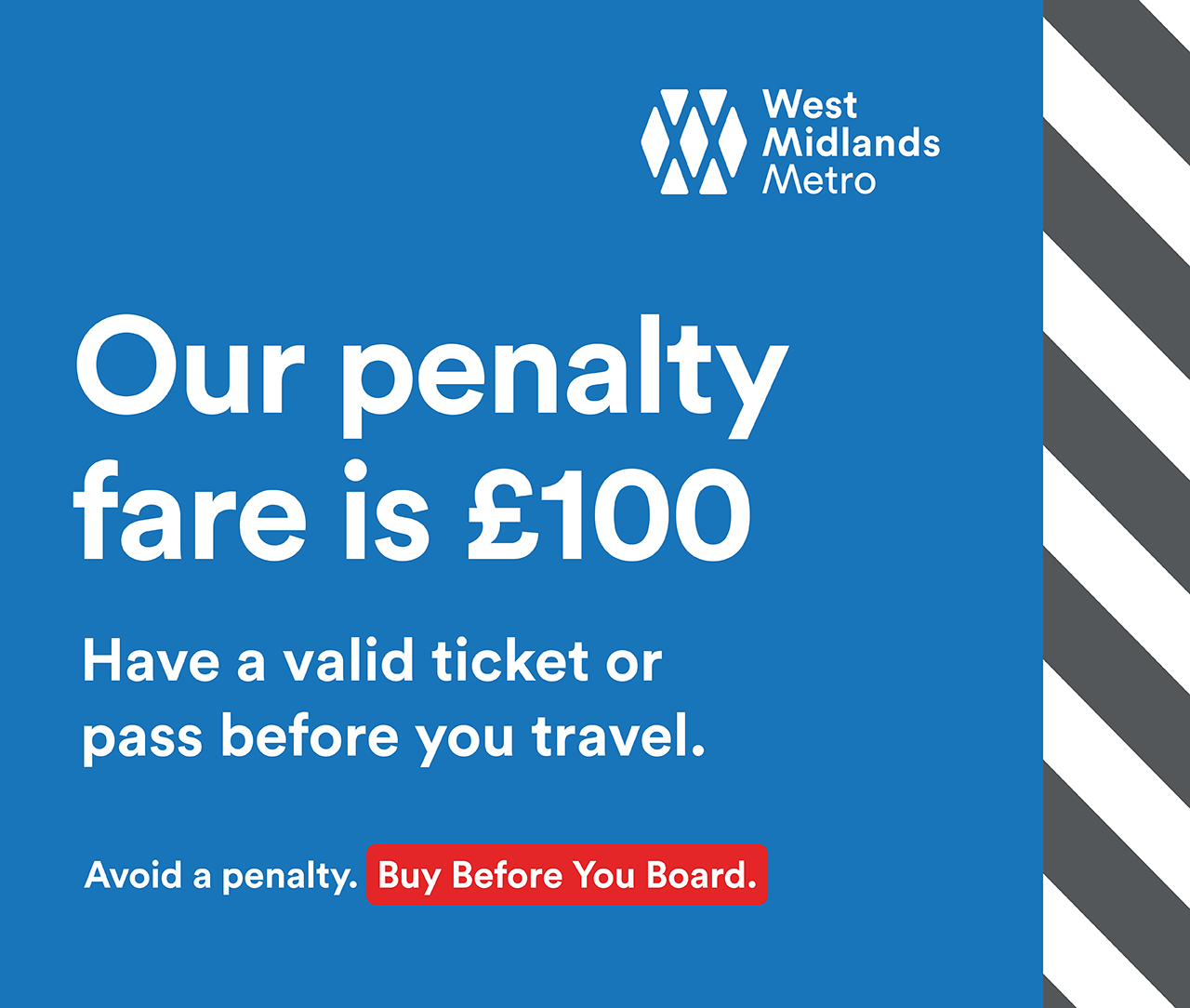 Penalty Fare is £100