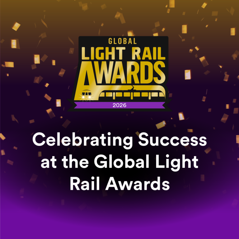 Metro Managing Director and Revenue Supervisor honoured at Global Light Rail Awards