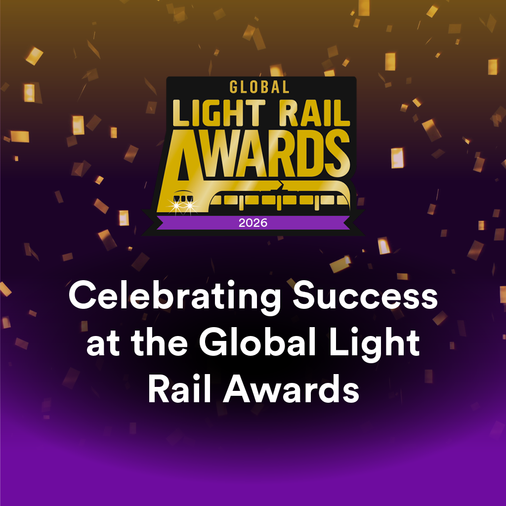 Metro Managing Director and Revenue Supervisor honoured at Global Light Rail Awards
